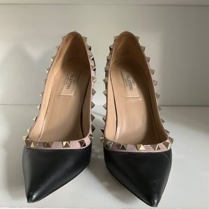 Valentino Studded Black Pumps